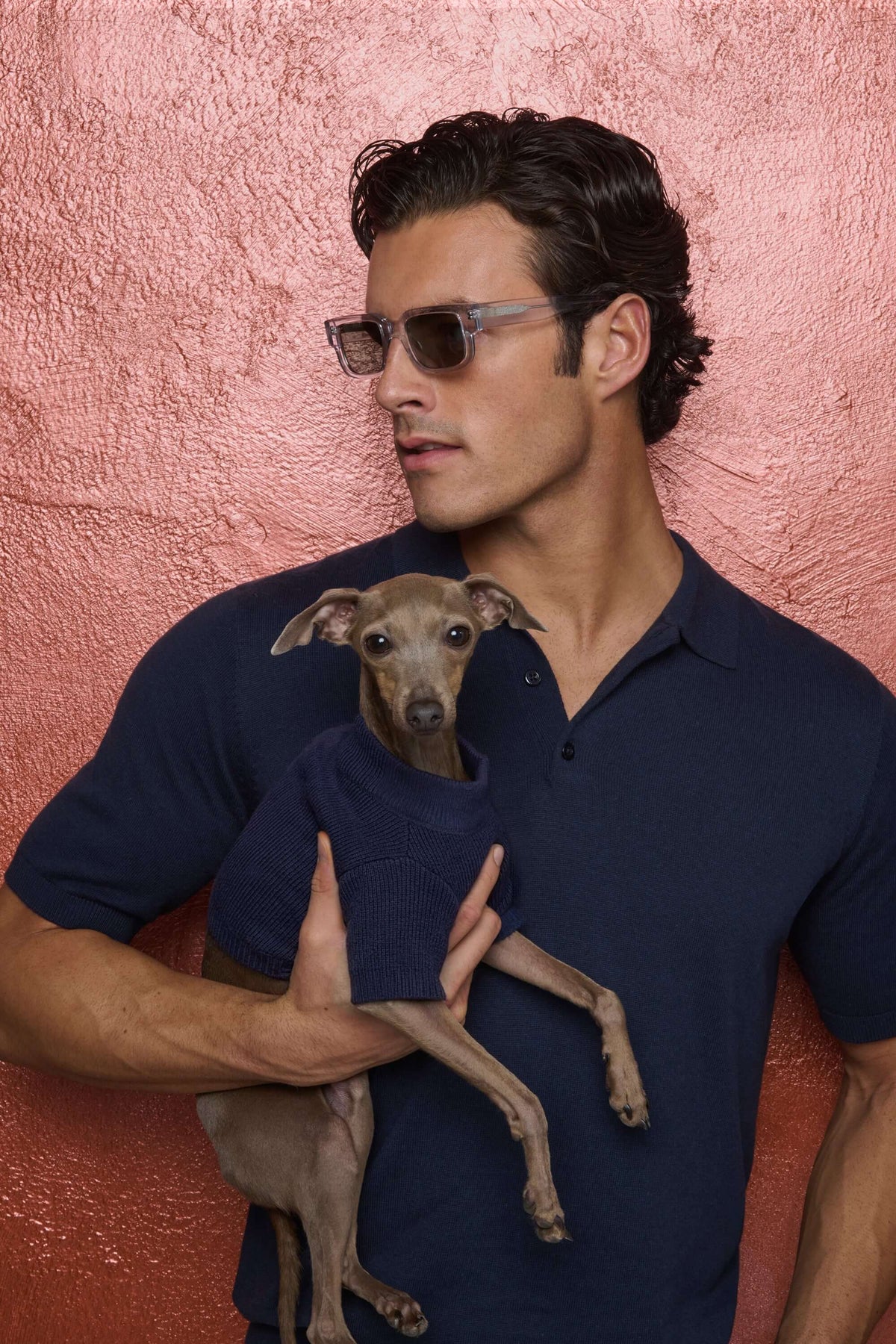 Men's Cotton Viscose Knit Polo Shirt – view 30
