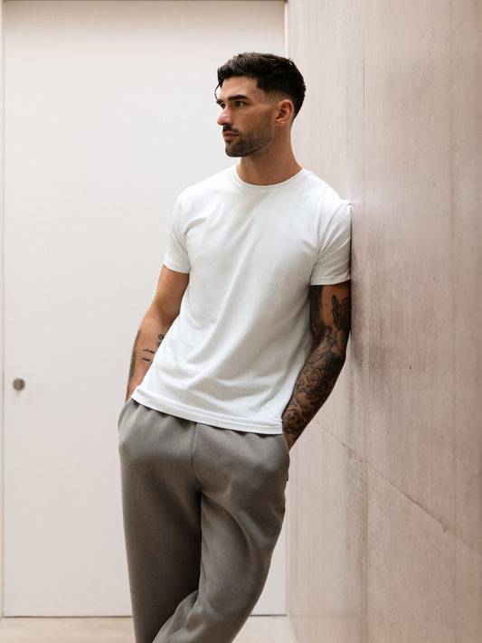 Basic T-Shirt - White by SATRI & CO. – product view 2