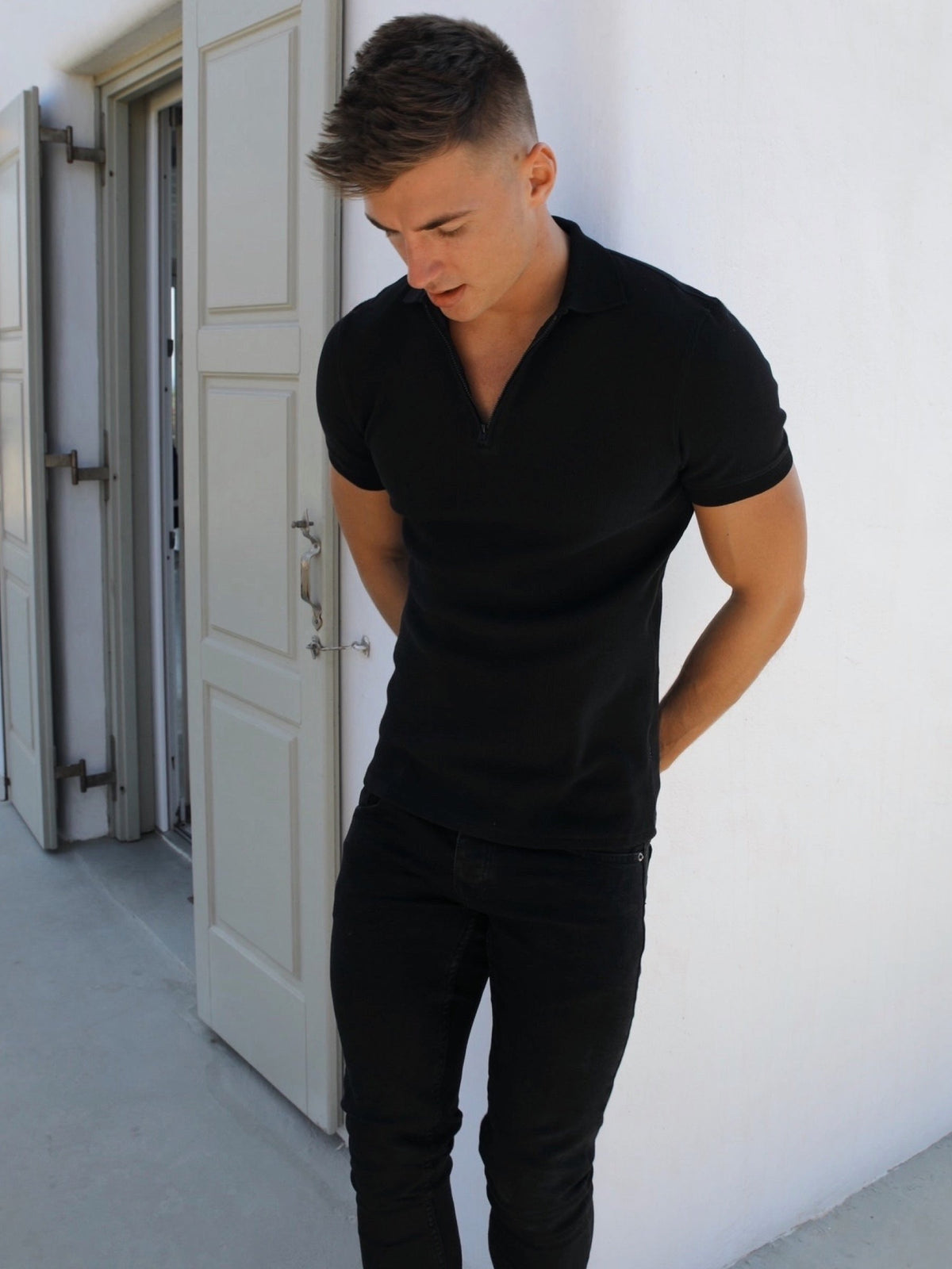 Aspen Polo - Black by SATRI & CO. – product view 7