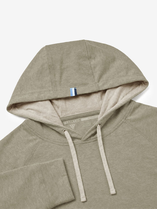 Men's Heather Midlayer Golf Hoodie – Lightweight Four-Way Stretch, Moisture-Wicking, UPF 50+ Fabric