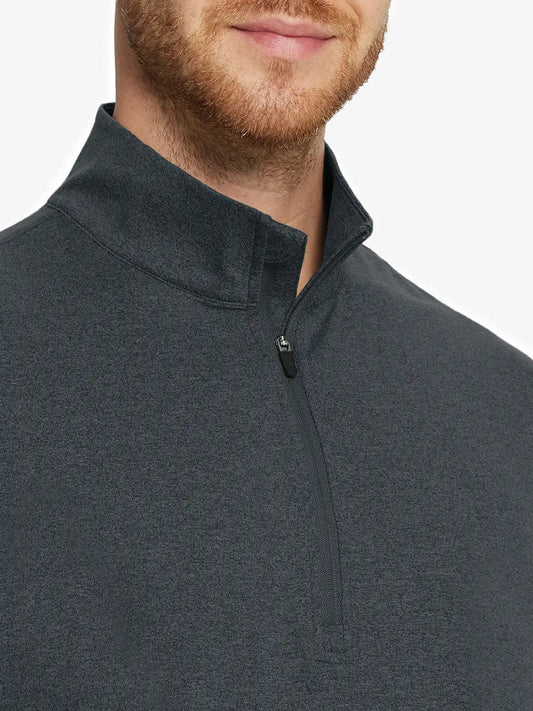 Men's Melange Quarter Zip Pullover – view 2