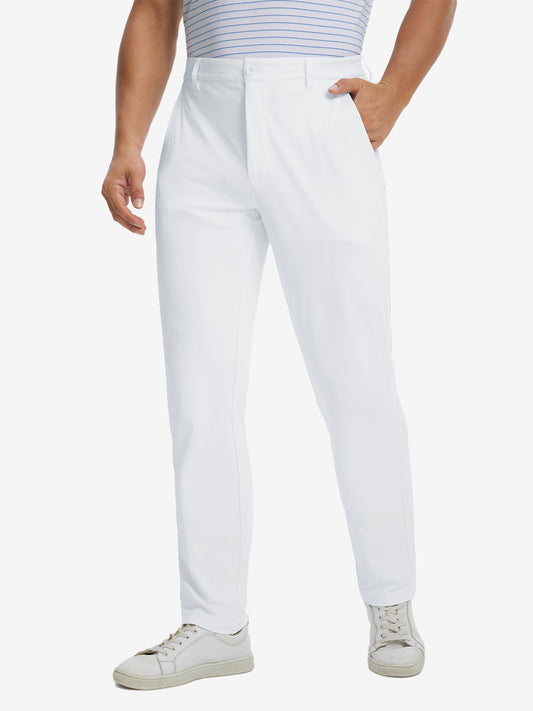 Men's Lightweight Five-Pocket Golf Trousers – Quick-Dry Moisture-Wicking Fabric, Gentle Stretch
