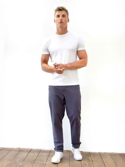 Alston Trousers - Blue by SATRI & CO. – product view 2