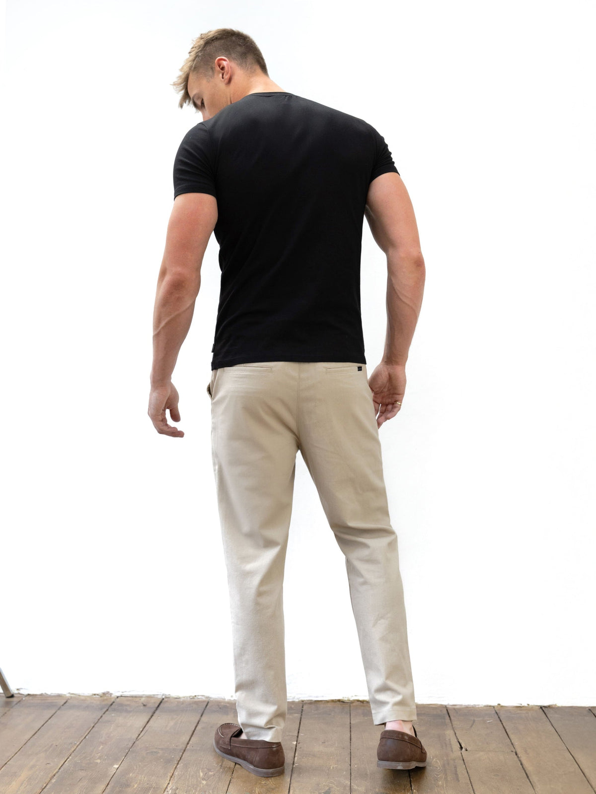 Alston Trousers - Tan by SATRI & CO. – product view 6