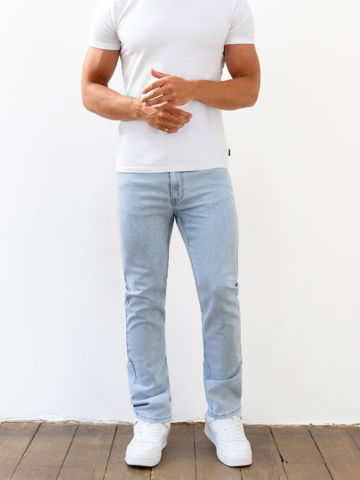 Vol.13 Straight Jeans - Light Blue by SATRI & CO. – product view 6