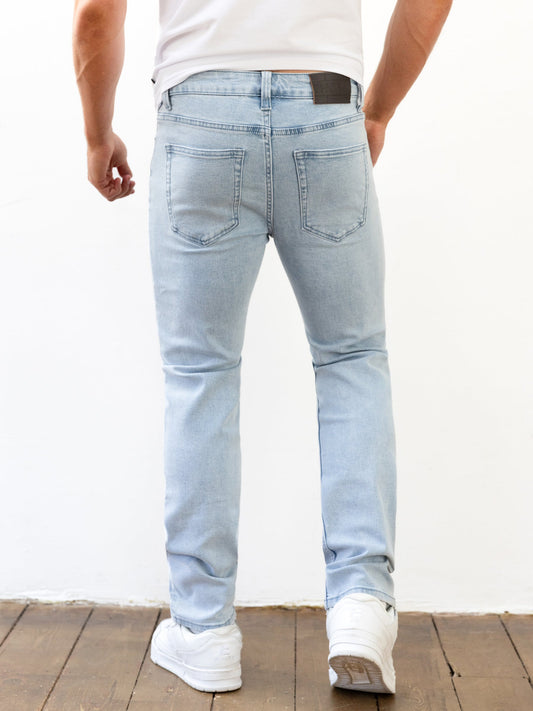 Vol.13 Straight Jeans - Light Blue by SATRI & CO. – product view 2