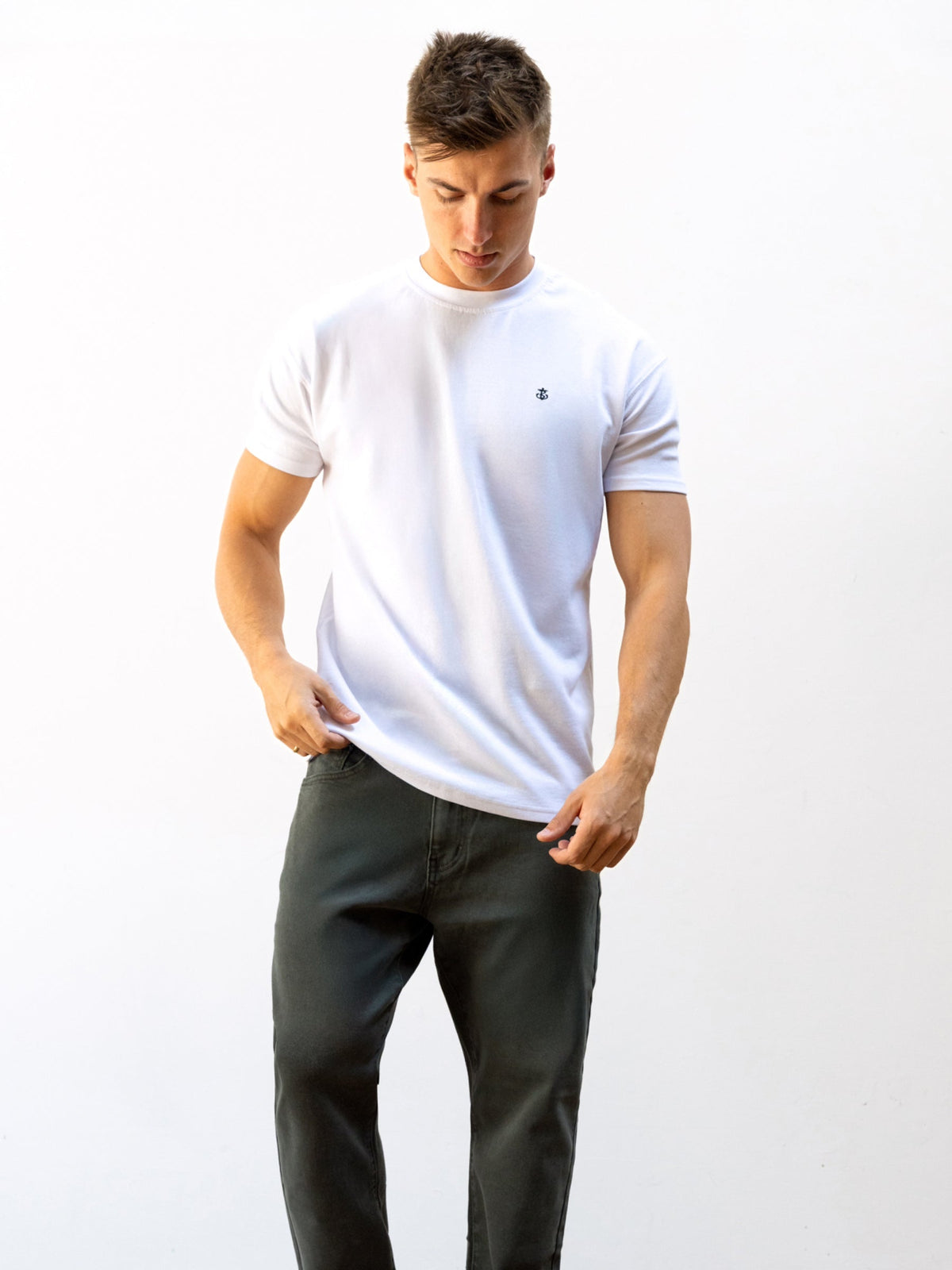 Vol.15 Loose Fitting Jeans - Khaki by SATRI & CO. – product view 6
