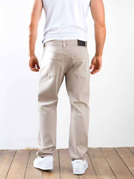 Vol.15 Loose Fitting Jeans - Tan by SATRI & CO. – product view 2