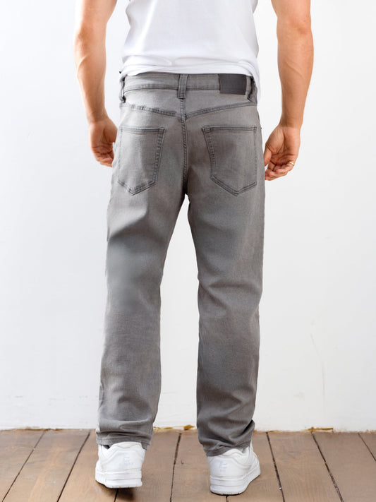 Vol.15 Loose Fitting Jeans - Grey by SATRI & CO. – product view 2