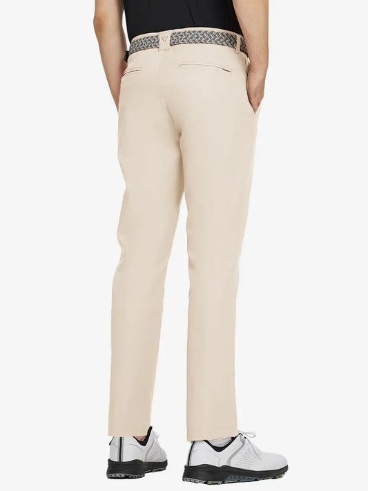 Men's Water-Resistant Everyday Chino Trousers – Moisture-Wicking, UPF 30+ | Light Khaki, Dark Teal, Light Grey, White