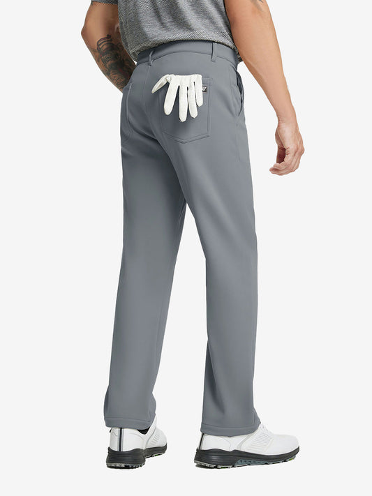 Men's Water-Resistant Fleece-Lined Winter Trousers – Soft Brushed Lining, Stretch Fabric | Grey, Glacier Grey, Khaki, Stone