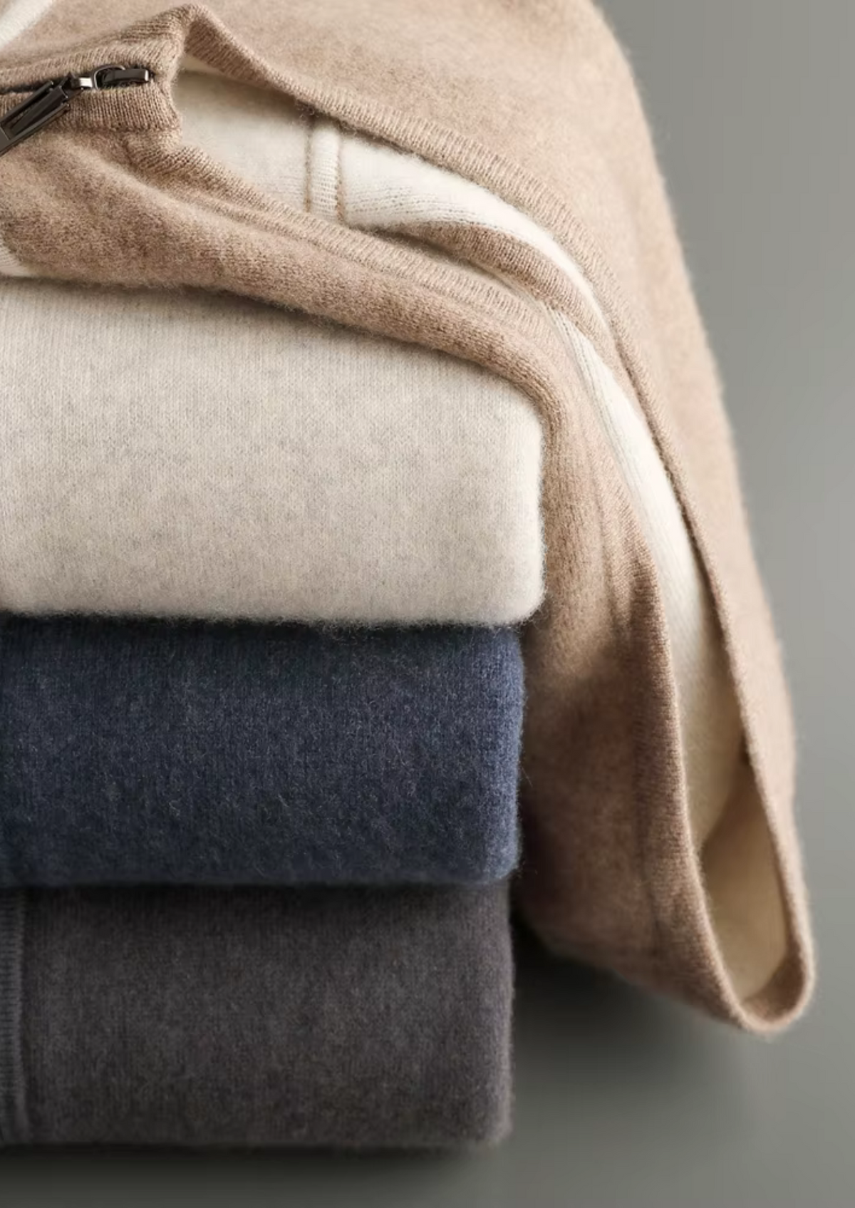 Premium Cashmere Beige Milano Leisure Set by SATRI & CO. – product view 15
