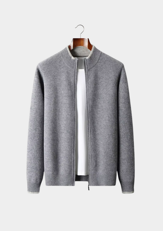 Men's Smart-Casual Zip Cardigan for Office and Weekend – view 2