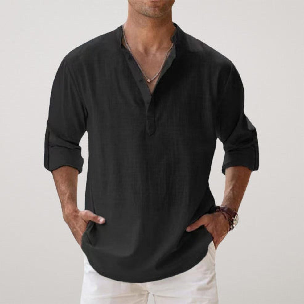 Capri Men's Linen Summer Shirt – view 5