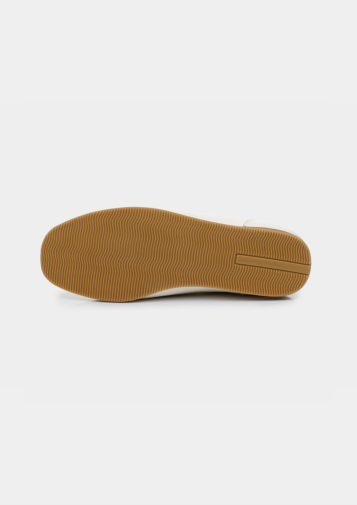 White Retro Hybrid Suede Leather Runner by SATRI & CO. – product view 6