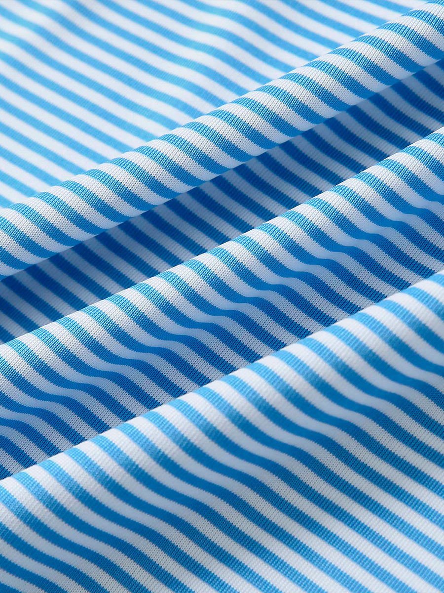 Youth Striped Performance Polo Shirt – view 62