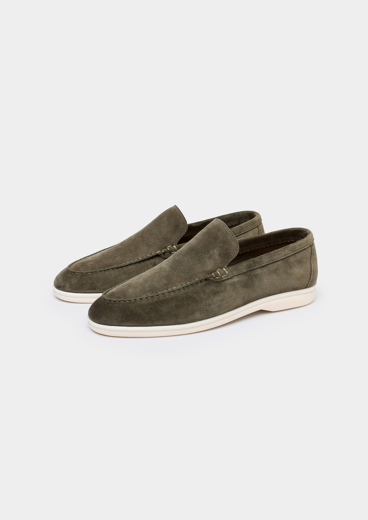 Marina Men's Slip-On Loafers – Clean Classic Silhouette, Versatile Smart-Casual Everyday Shoe | Olive