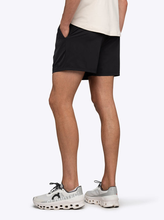Men's 5 Inch Active Training Shorts – Breathable Performance Fabric, Classic Fit, Gym to Everyday | Black
