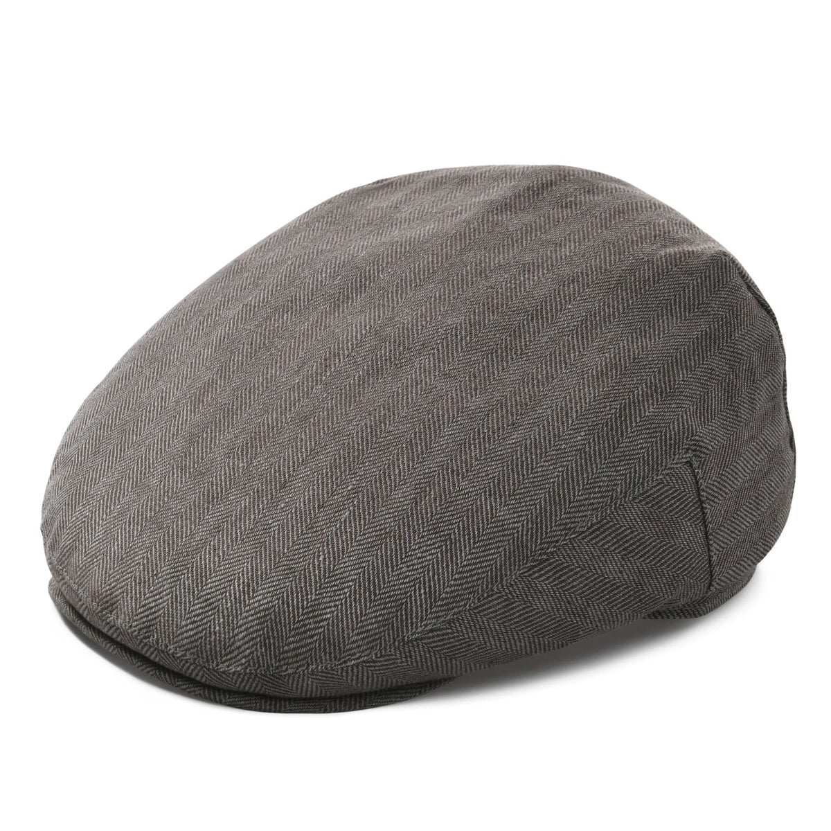 Barklay Men's Plain Linen Flat Cap – 100% Linen, Clean Plain Design, Three Sizes from 58 to 62 cm