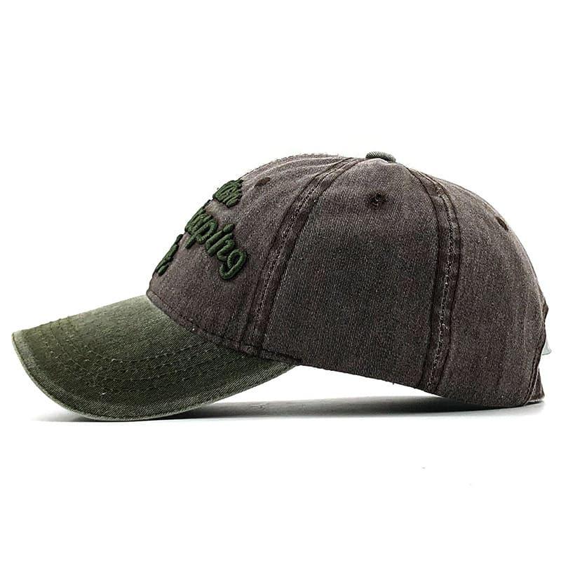 Boston Landscaping Co. Men's Cotton Baseball Cap – Embroidered Front, 100% Cotton, Adjustable 54–60 cm Fit