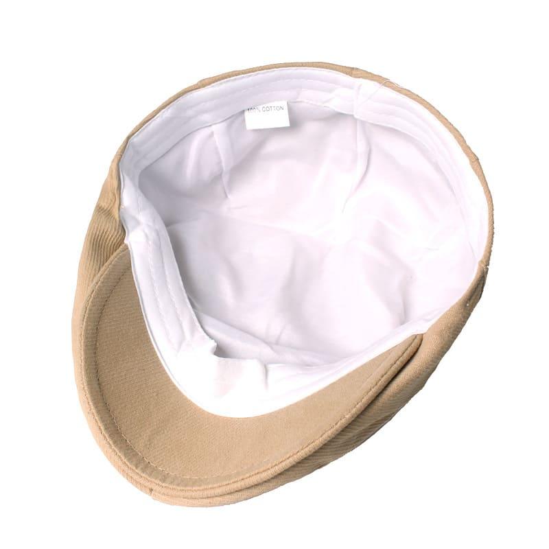 Bradford Men's Plain Cotton Flat Cap – view 8