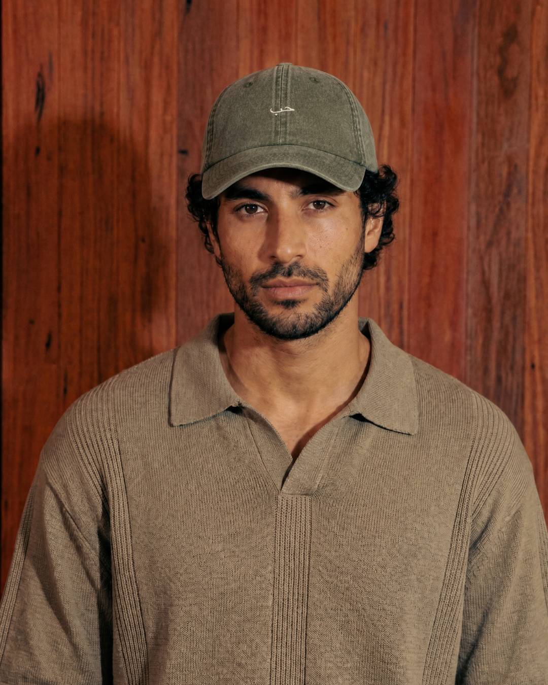 Arabic Love Men's Embroidered Washed Cotton Baseball Cap – Unstructured Low Profile, Adjustable Strap