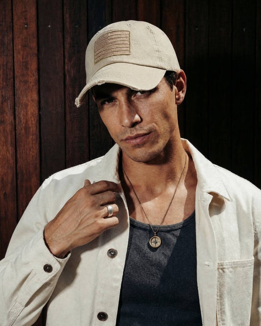 USA Men's Embroidered Cotton Baseball Cap – view 2