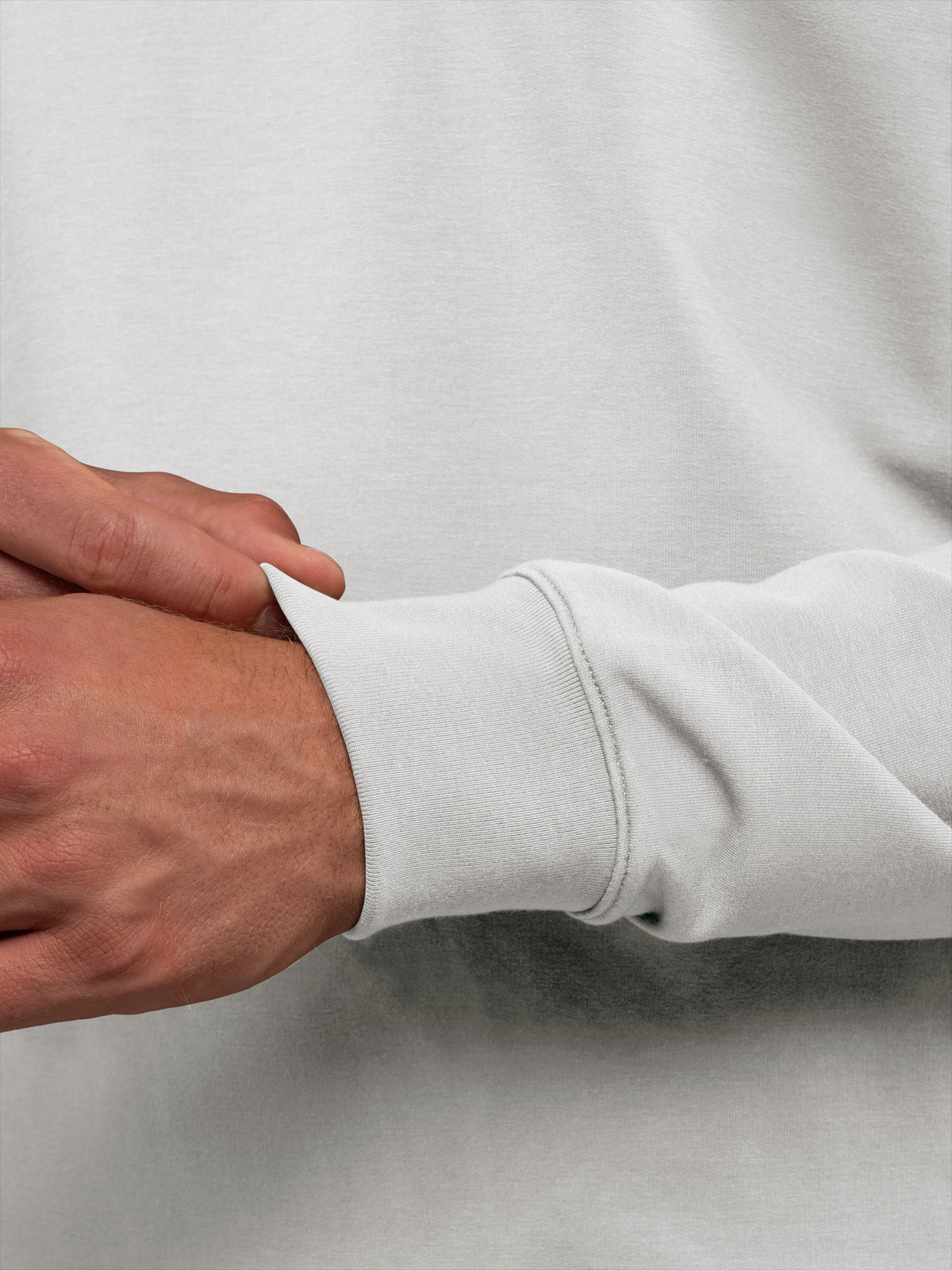 Men's French Terry Pullover Hoodie in Vapor – view 6