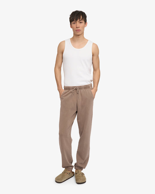 Men's Organic Cotton Sweatpants in Faded Khaki – view 2