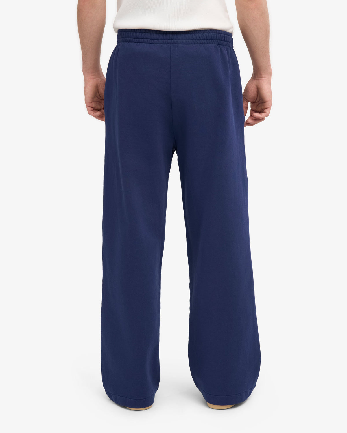 Men's Organic Cotton Straight Leg Sweatpants in Marine Blue – view 5