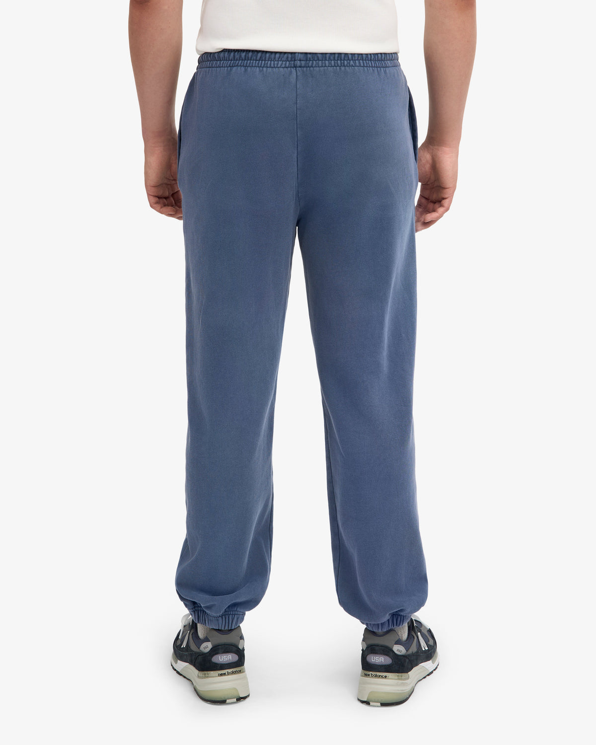 Men's Organic Cotton Hoodie Sweatsuit – Oversized Hoodie with Kangaroo Pocket, Relaxed Sweatpants | Neptune Blue