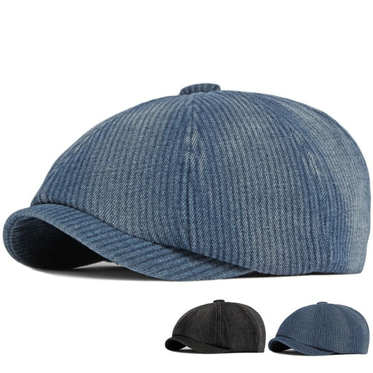 Calvert Men's Corduroy Newsboy Cap – 100% Cotton Corduroy, Short Peak, Adjustable 55–61 cm Fit