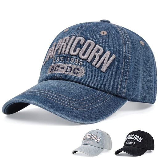 Capricorn Men's Denim Baseball Cap – view 2