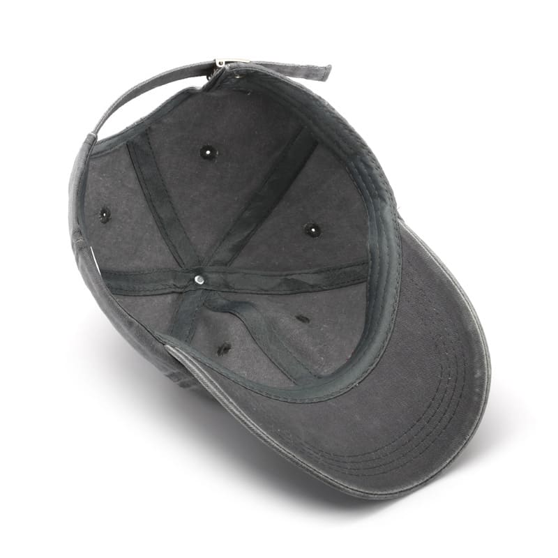 Chance Men's Plain Washed Cotton Baseball Cap – view 13