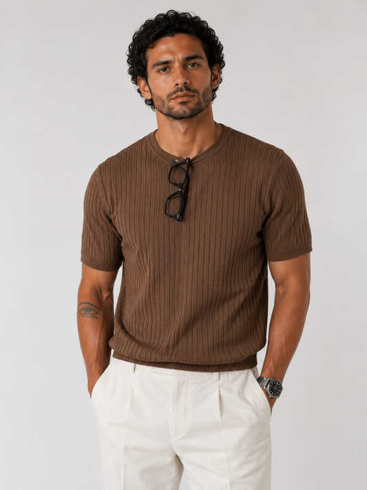 Knitted T-Shirt S297 by SATRI & CO. – product view 2