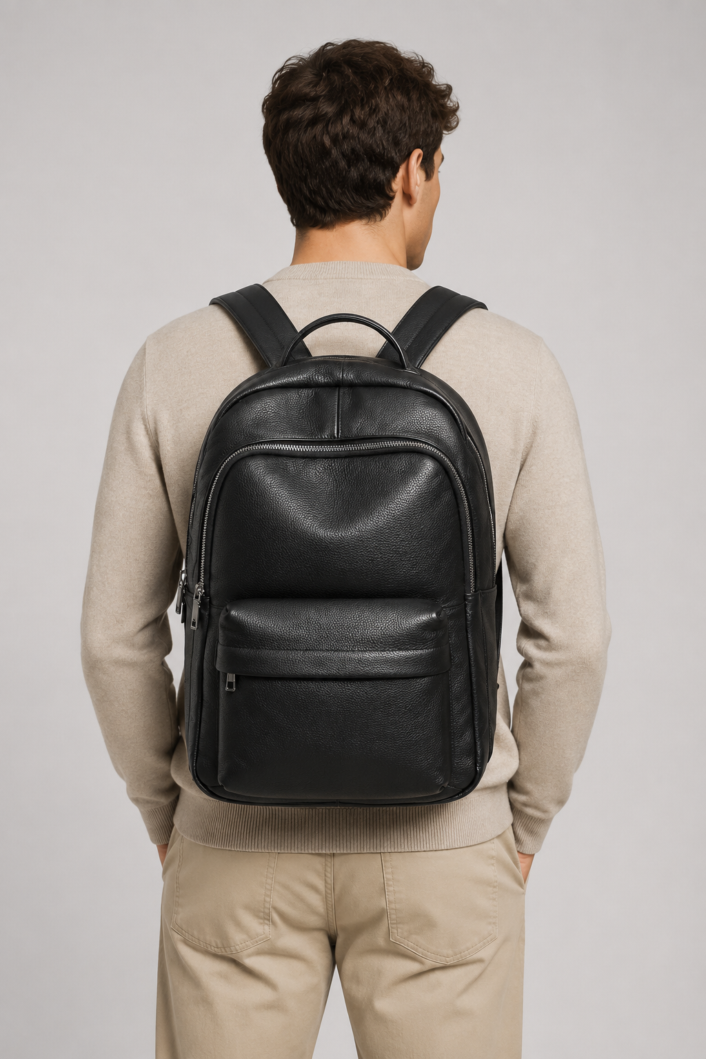 Leather Backpack Zurich by SATRI & CO. – product view 7
