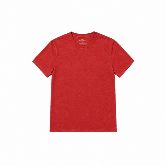 Men's Cotton Blend Crew Neck T-Shirt – Fitted Soft Jersey, Tagless Comfort, Sizes L to 6XL | Baked Apple