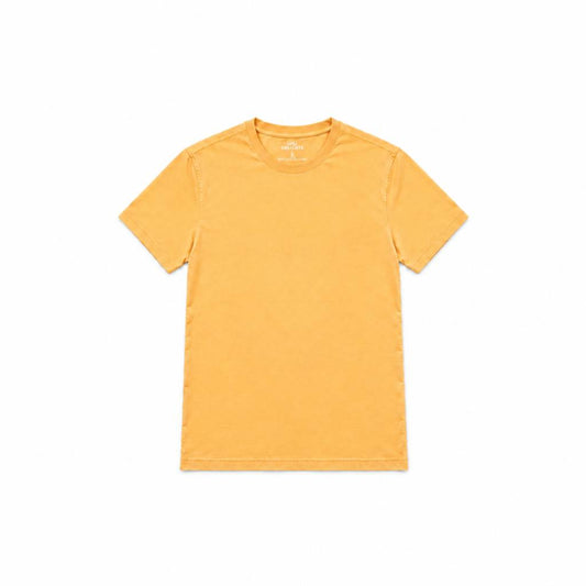 Men's Cotton Blend Crew Neck T-Shirt – Soft Ringspun Jersey, Fitted Cut, Printed Neck Label | Sunrise