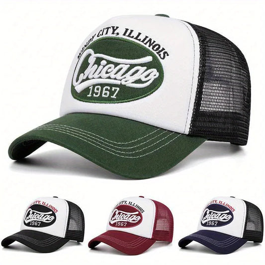 Chicago 1967 Men's Embroidered Trucker Baseball Cap – view 2