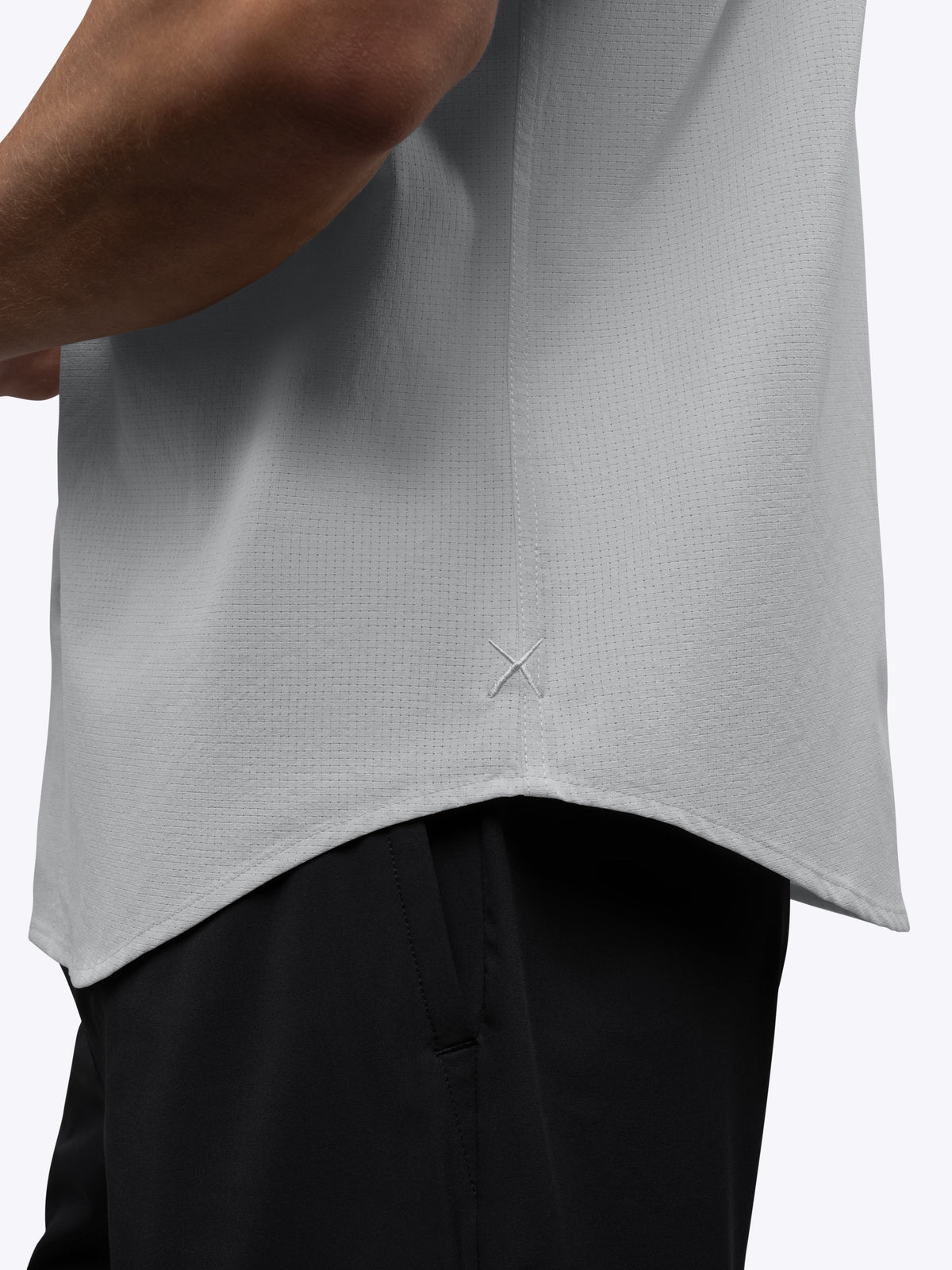 Men's Micro-Perforated Performance Button-Up Shirt – Breathable Warm-Weather Fabric, Tailored Fit | Vapor