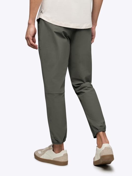 Men's Straight-Leg Stretch Joggers in Dark Pine – view 2