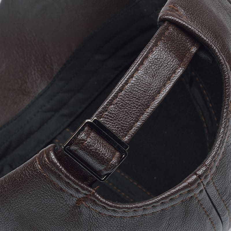Hartley Men's Faux Leather Baseball Cap – view 10