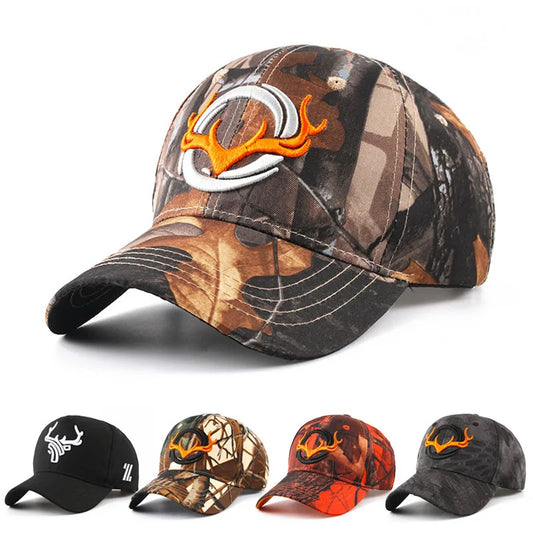 Hunting Deer Men's Camouflage Baseball Cap – view 2
