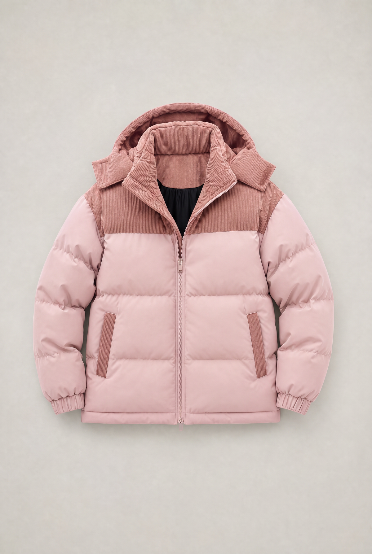 Men's Hooded Cord Puffer Jacket – view 10