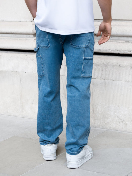 Vol.21 Panel Jeans - Blue by SATRI & CO. – product view 2