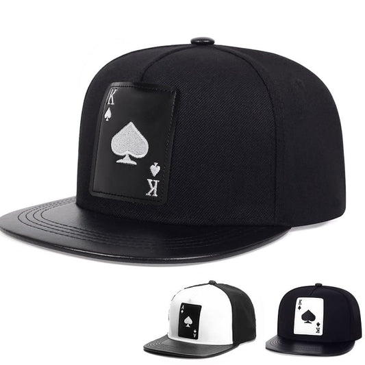 K Ace Poker Men's Cotton Snapback Baseball Cap – view 2