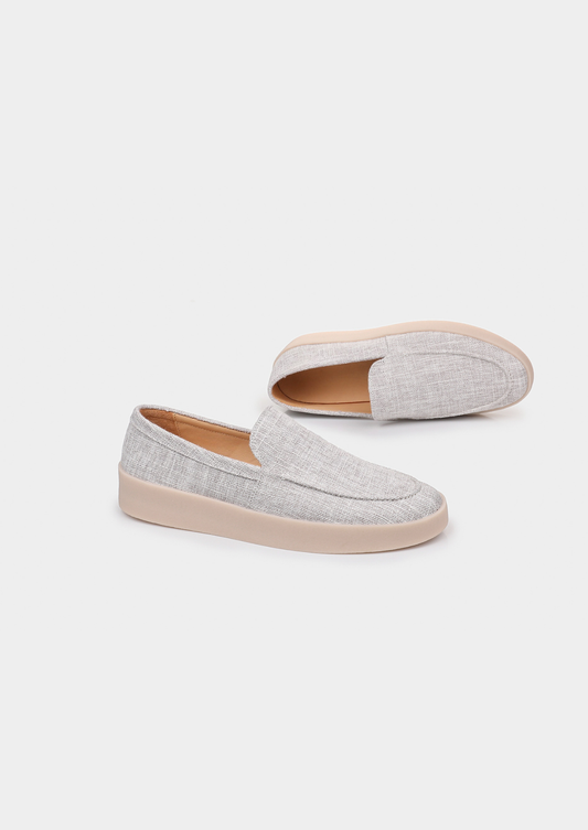 Men's Linen City Loafers in Grey – view 2