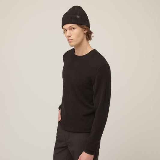 Men's Water-Repellent Cashmere Crewneck Jumper – view 2