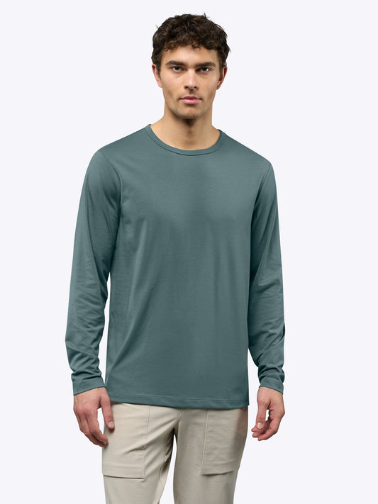 Men's Classic Fit Long Sleeve T-Shirt – Soft, Durable Fabric with Lasting Colour, Extra Room | North Atlantic