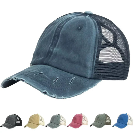 Northampton Men's Washed Cotton Trucker Baseball Cap – view 2